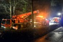 Container LKW umgestuerzt Koeln Brueck Bruecker- Dellbruecker Mauspfad P426